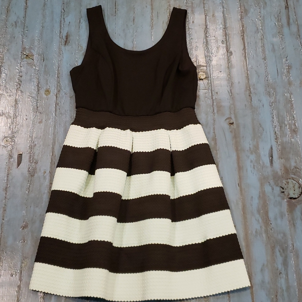 🌺Black and Teal Mini Dress